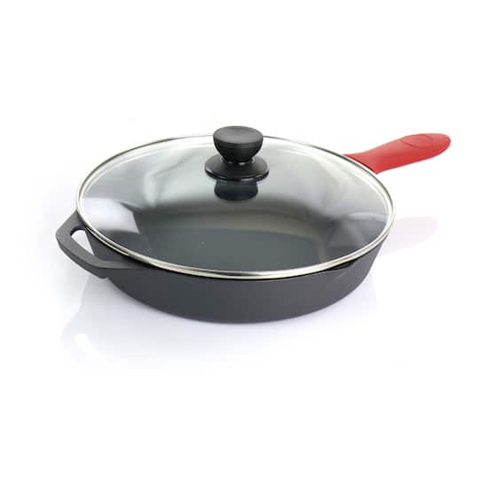 MegaChef 9 Piece Pre-Seasoned Cast Iron Skillet Set